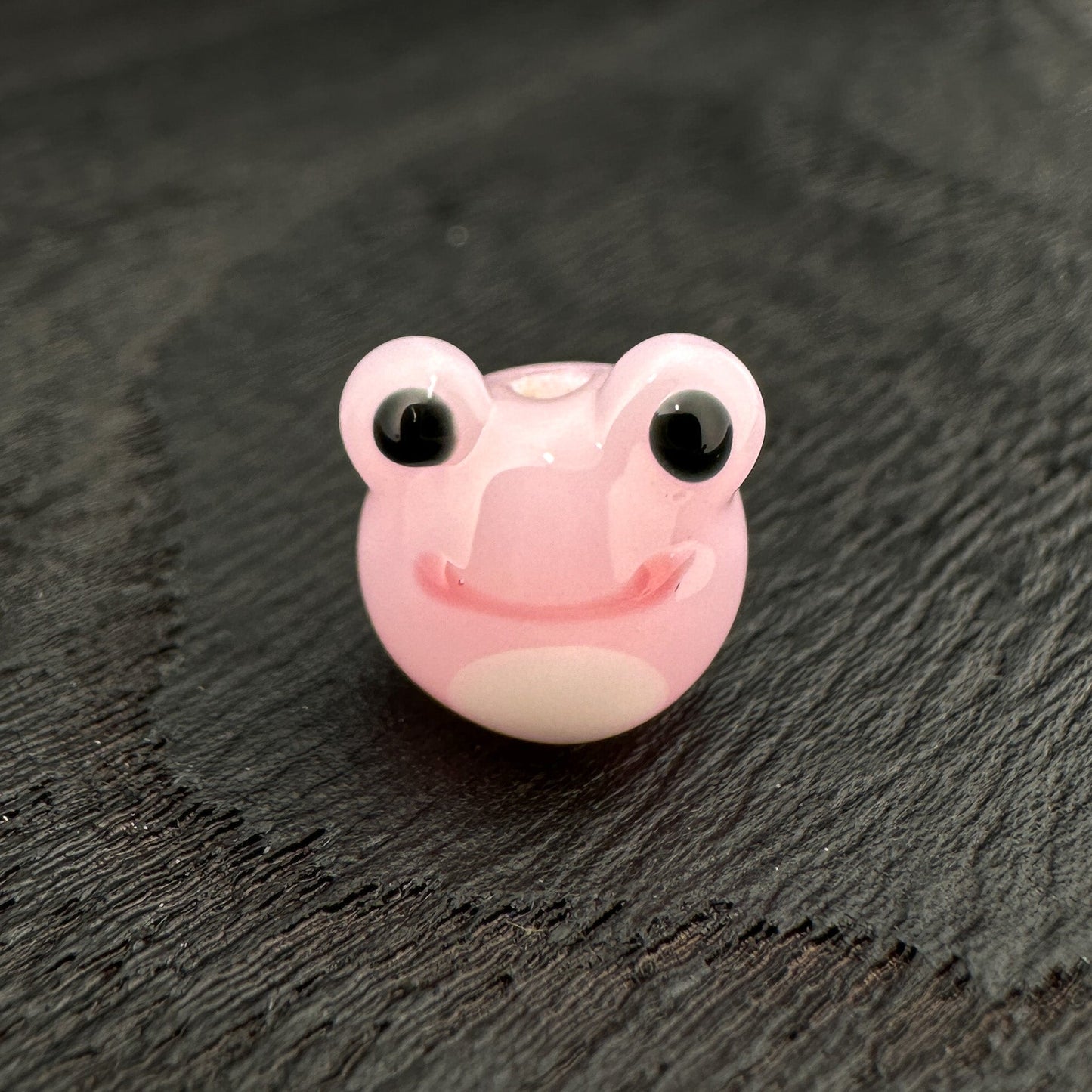 Chibi Handmade Glass Beads - Frog (6 Color Options) (LB258)