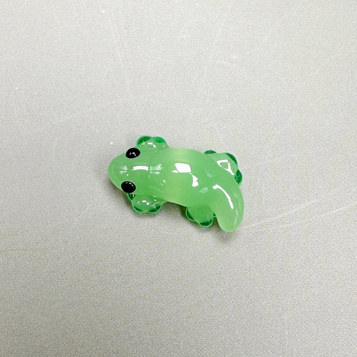 Chibi Handmade Glass Beads - Gecko-The Bead Gallery Honolulu