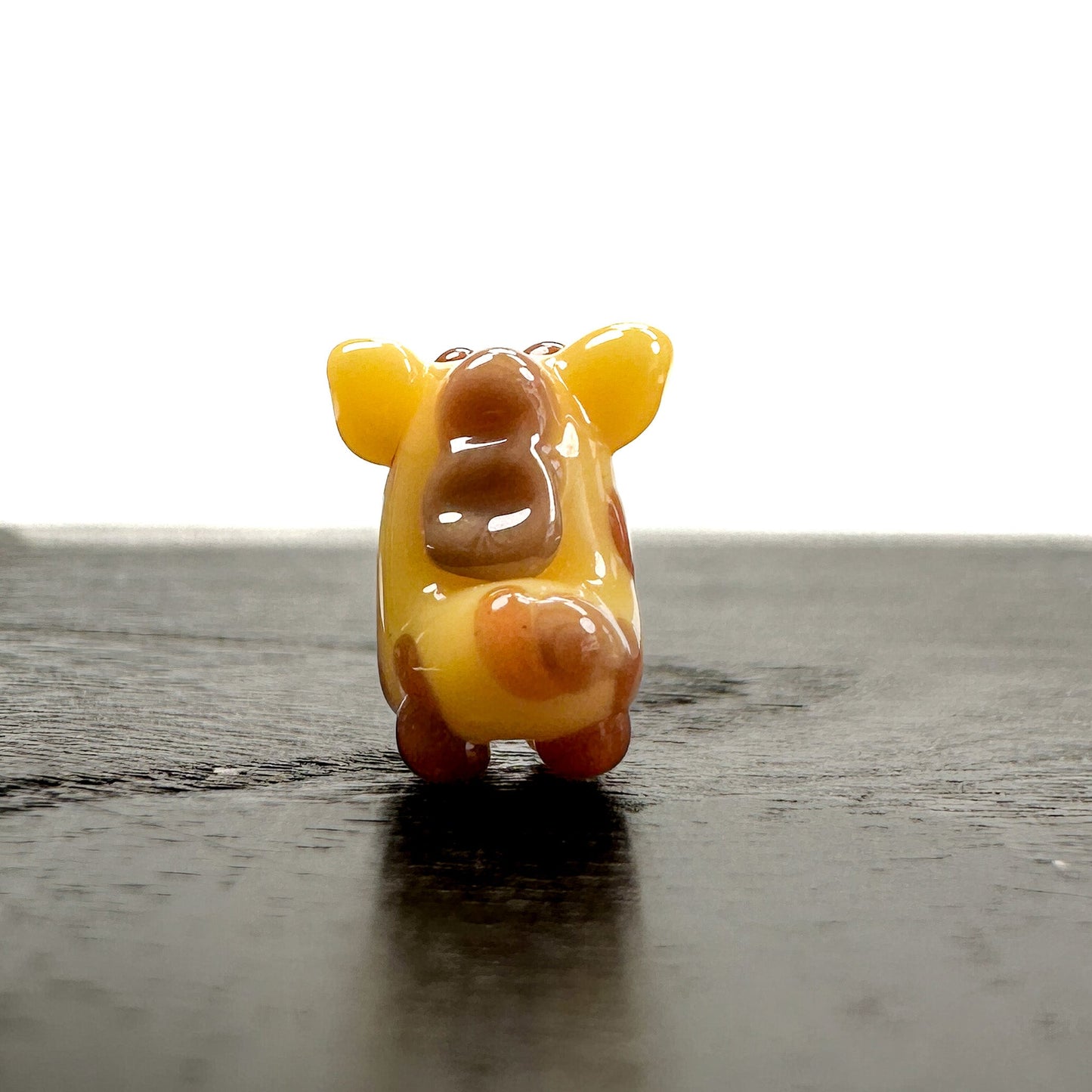 Chibi Handmade Glass Beads - Giraffe-The Bead Gallery Honolulu