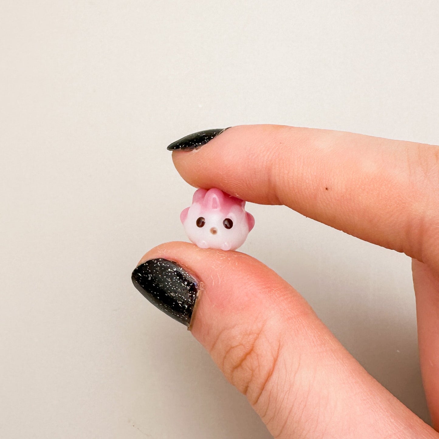 Chibi Handmade Glass Beads - Hedgehog (LB186)-The Bead Gallery Honolulu