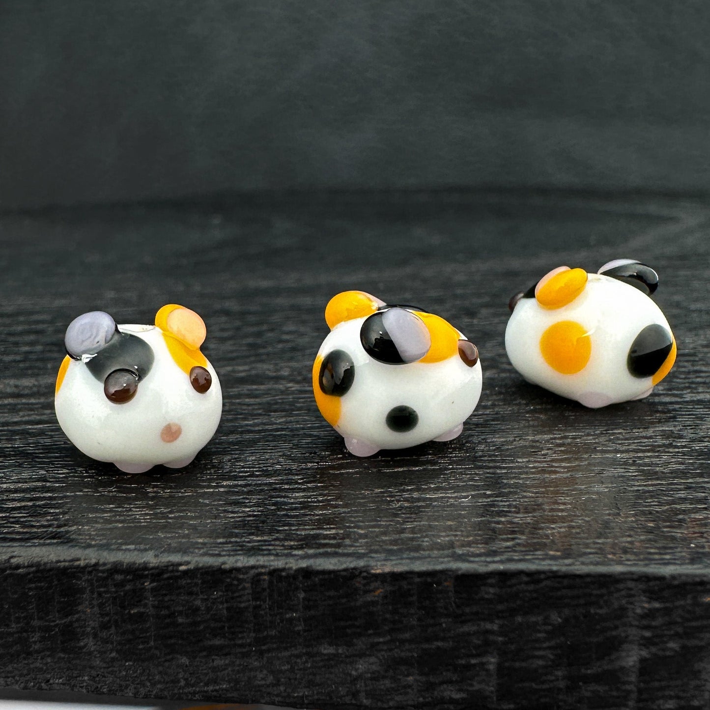 Chibi Handmade Glass Beads - Marmot (LB296)