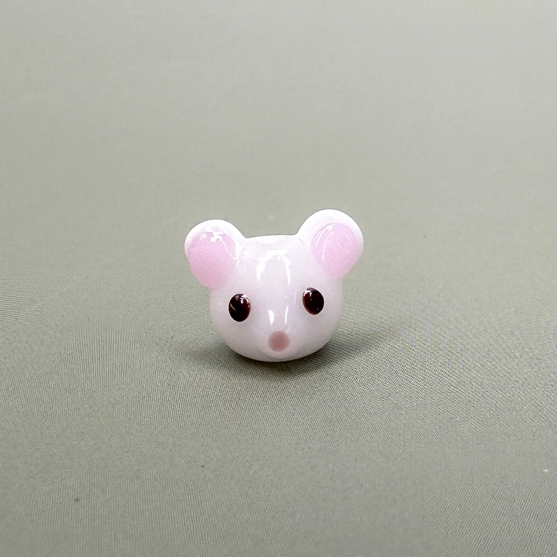 Chibi Handmade Glass Beads - Mouse-The Bead Gallery Honolulu