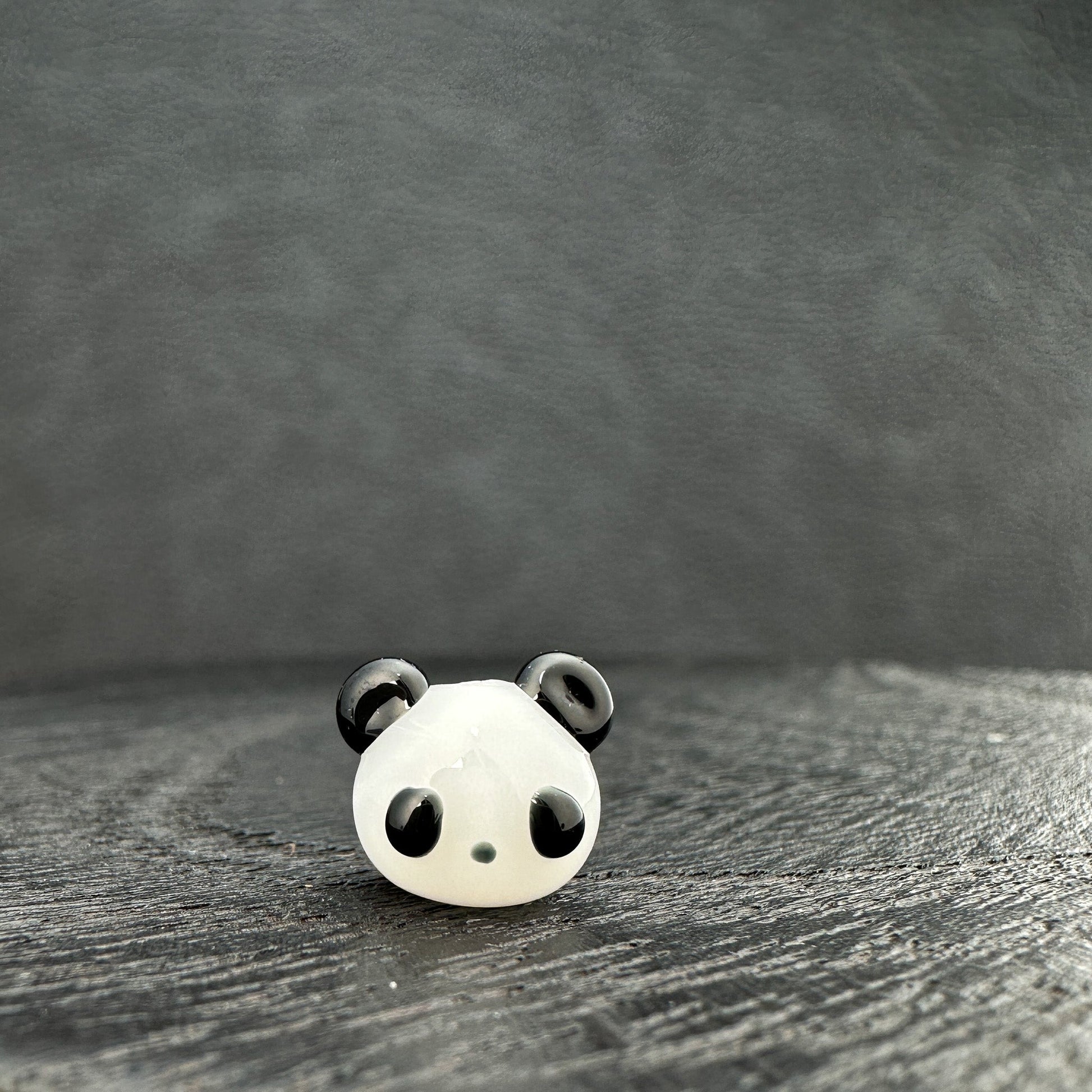 Chibi Handmade Glass Beads - Panda (3 Color Options) (LB174)-The Bead Gallery Honolulu