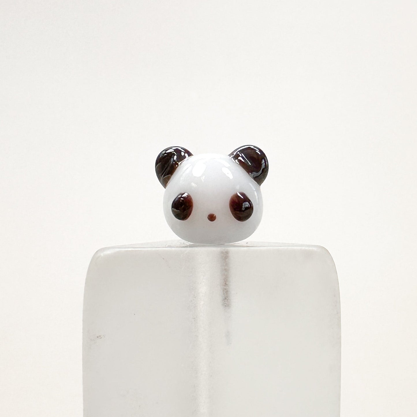 Chibi Handmade Glass Beads - Panda (3 Color Options) (LB174)-The Bead Gallery Honolulu