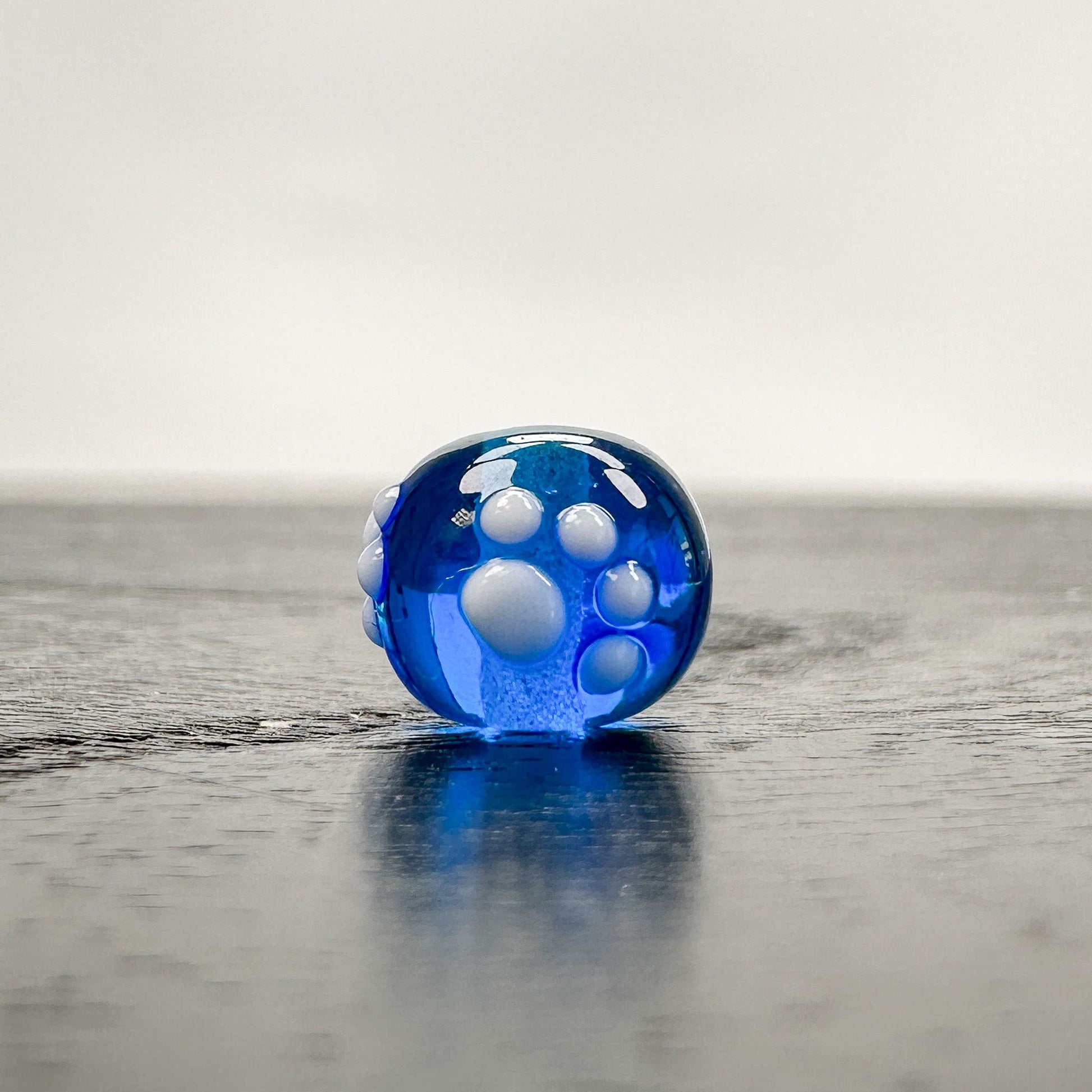 Chibi Handmade Glass Beads - Footprints (11 Color Options) - 1 pc.-The Bead Gallery Honolulu