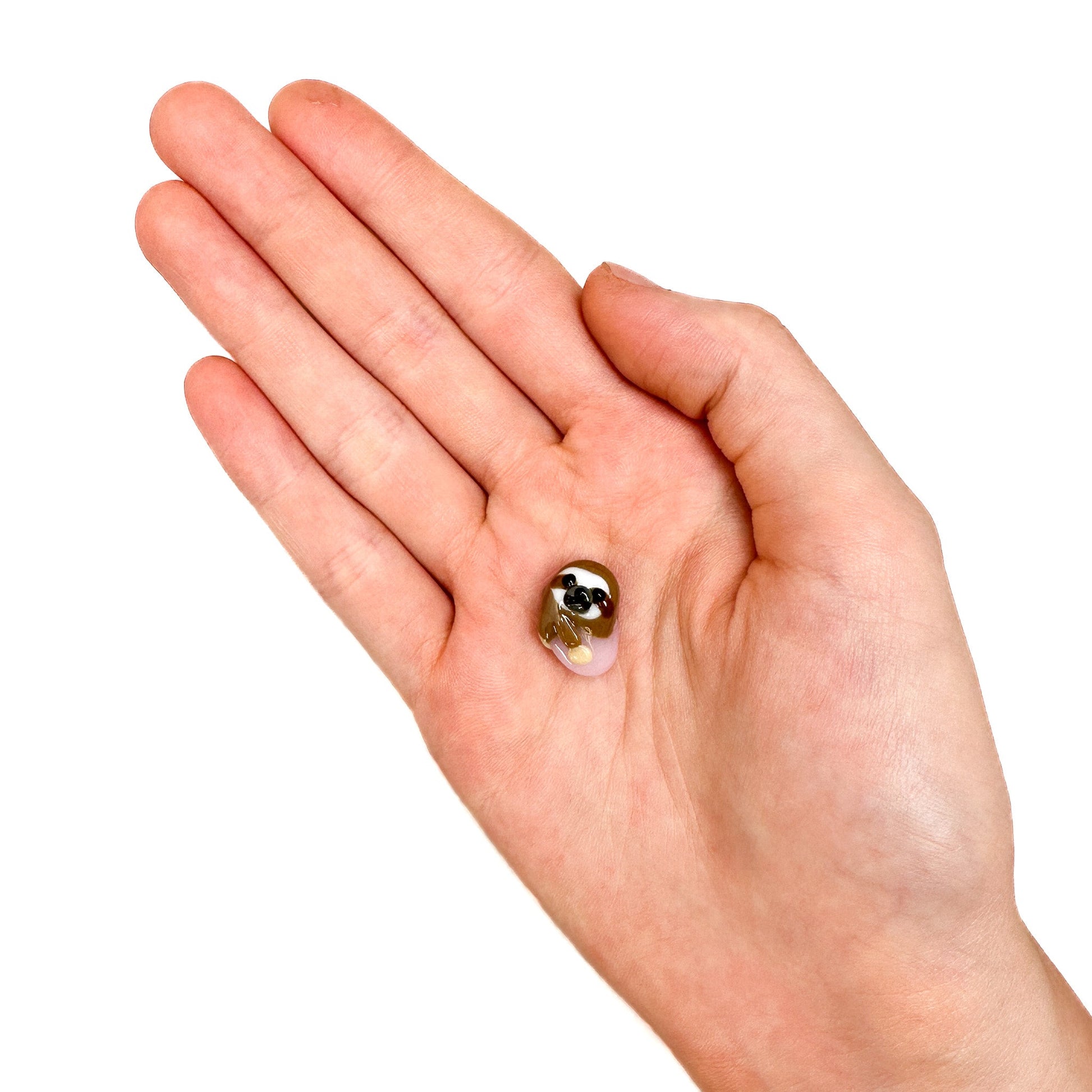 Chibi Handmade Glass Beads - Red Parakeet Bird (LB266)-The Bead Gallery Honolulu