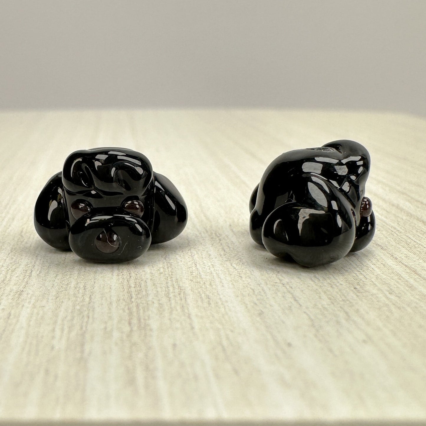 Chibi Handmade Glass Beads - Toy Poodle Dog (LB105)-The Bead Gallery Honolulu