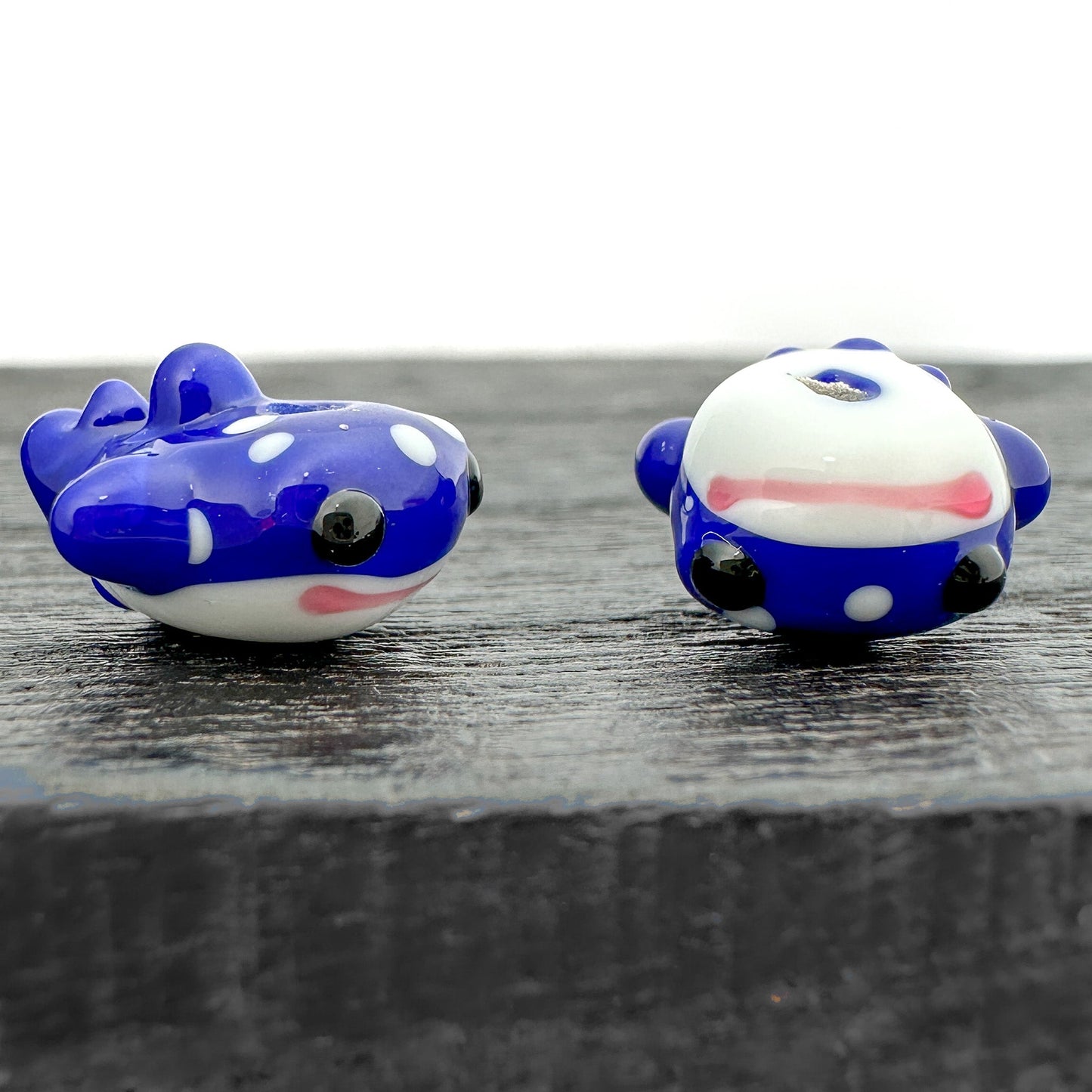 Chibi Handmade Glass Beads - Whale Shark (LB289)