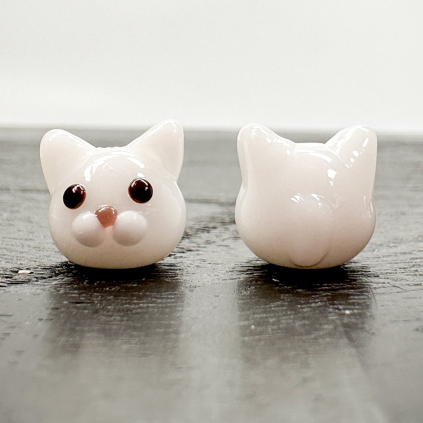 Chibi Beads - White Cat-The Bead Gallery Honolulu