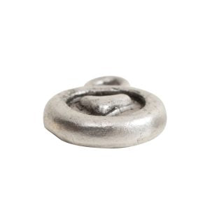 Circle Heart 9mm Pewter Charm (2 Color Options) - 1 pc. (M1951)-The Bead Gallery Honolulu