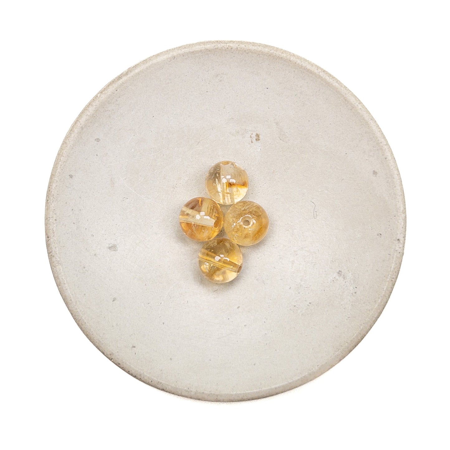 Citrine 8mm Round Bead - 1 pc. (P1604 )