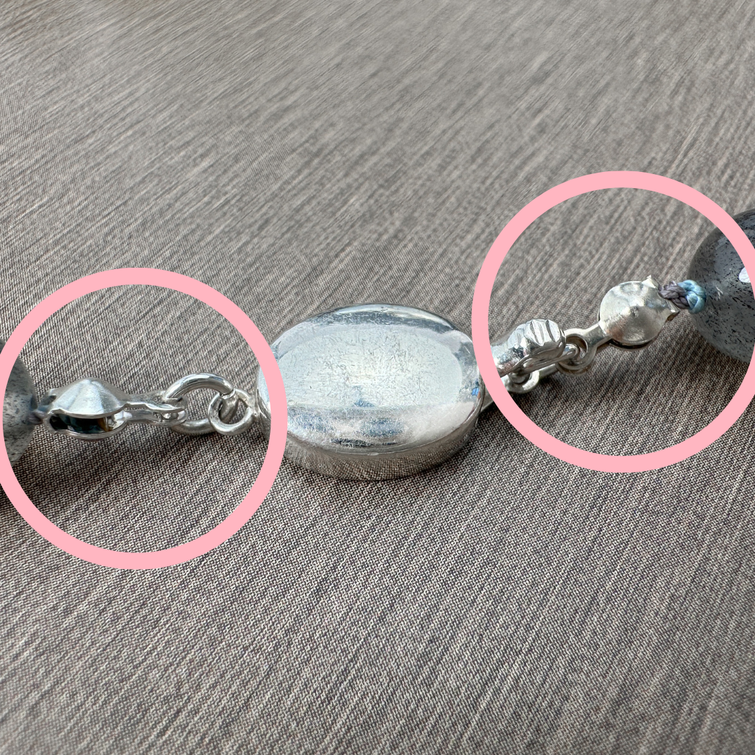 Closed Clamshell Bead Tip - Silver | Gold | Rose Gold (S49)-The Bead Gallery Honolulu