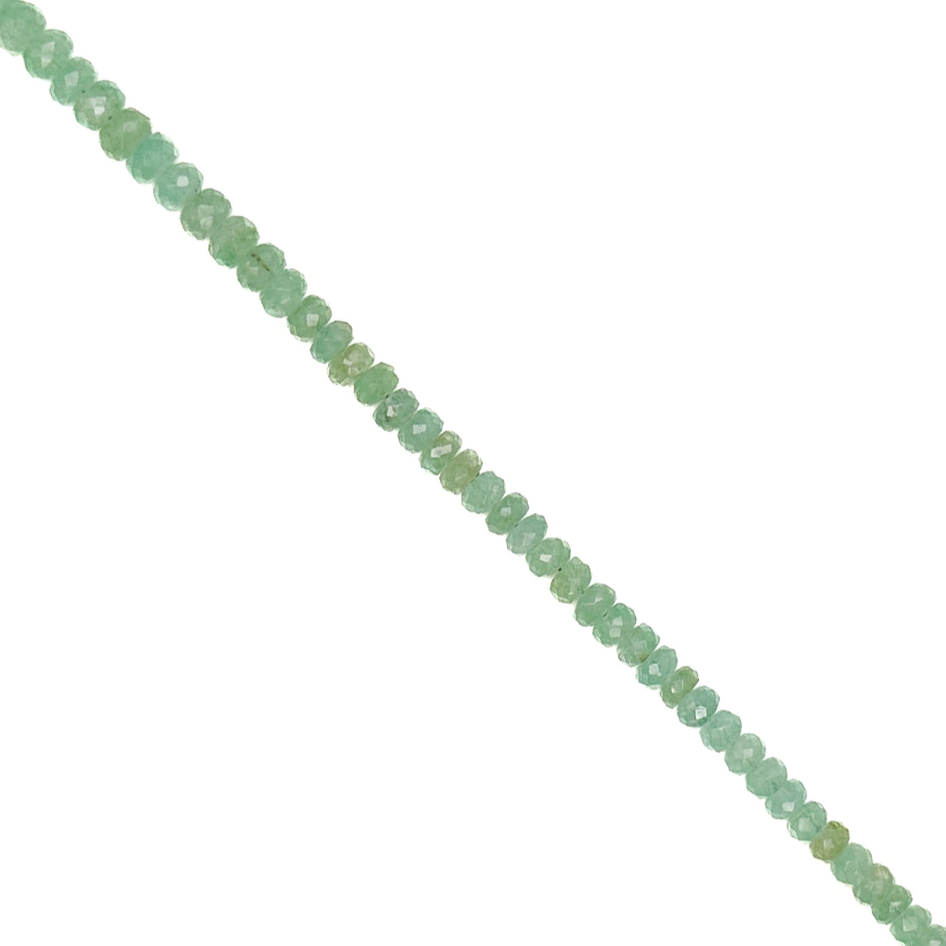 Colombian Emerald Graduated Faceted Bead - 8" Strand-The Bead Gallery Honolulu