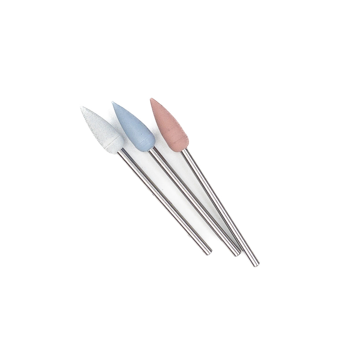 Cone-Tip Silicone Polishing Bit Set - 3 pcs.