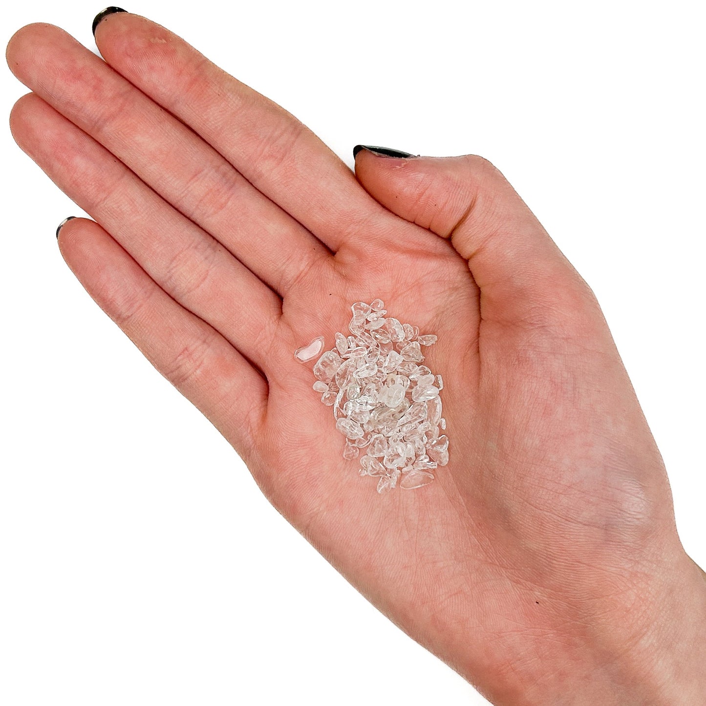 Crystal Quartz Tiny Tumbled Chips - 1 bag-The Bead Gallery Honolulu