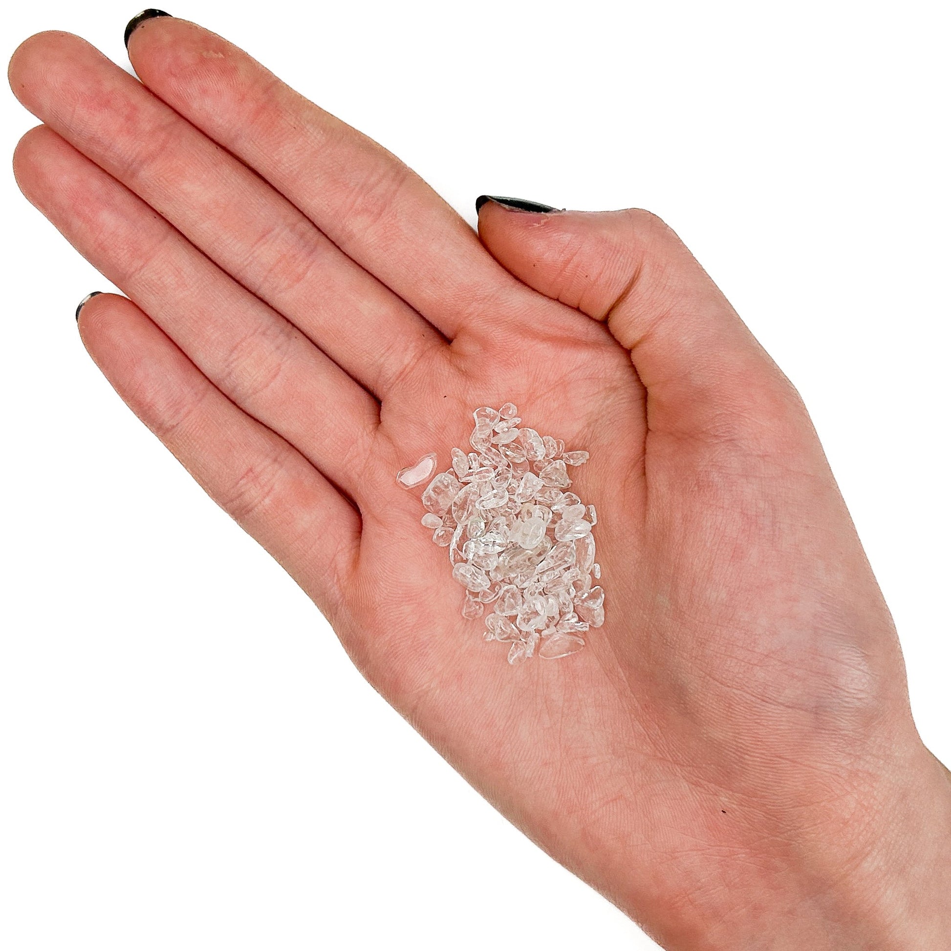 Crystal Quartz Tiny Tumbled Chips - 1 bag-The Bead Gallery Honolulu