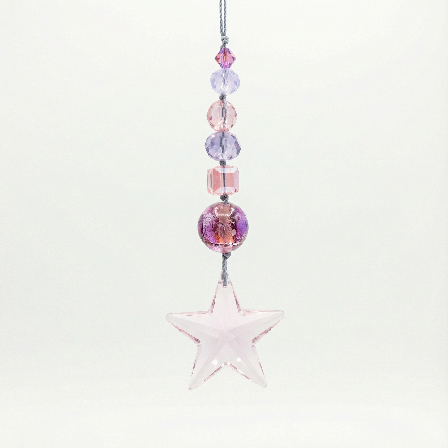 Crystal Light Catcher Kit - Pink Star – AI Studio Image (Transformed)