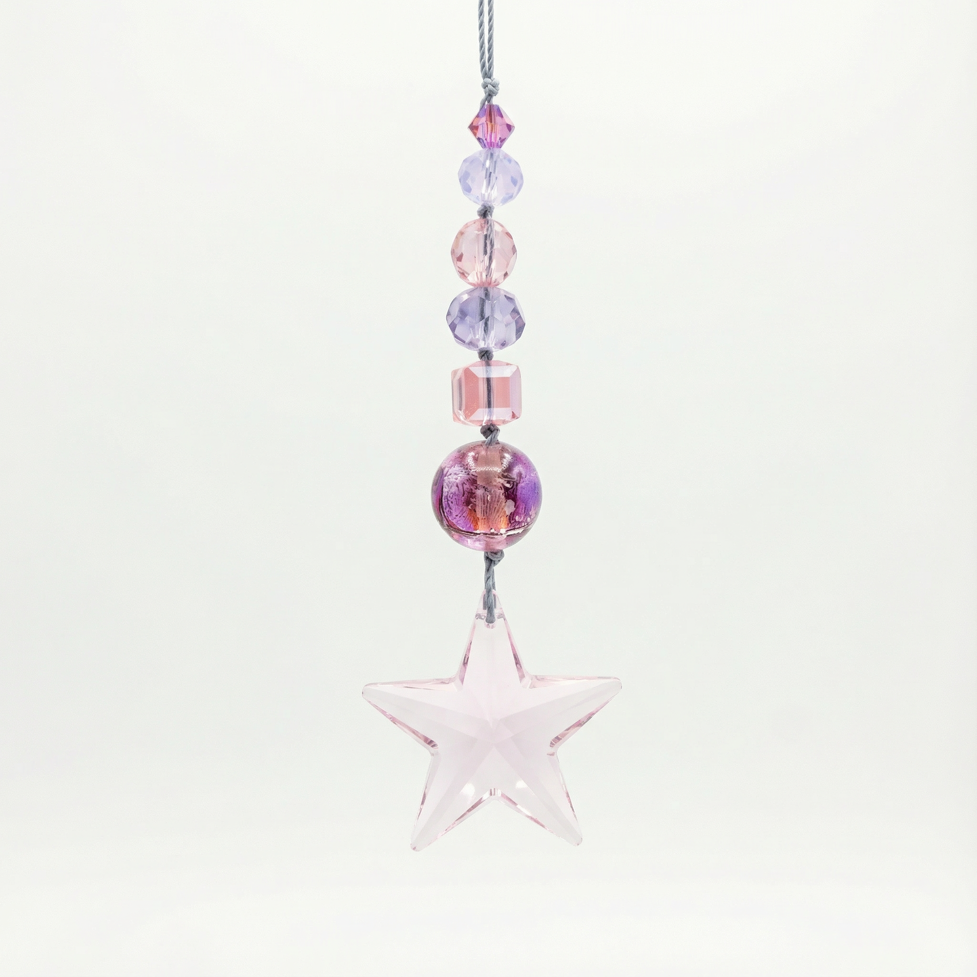 Crystal Light Catcher Kit - Pink Star – AI Studio Image (Transformed)