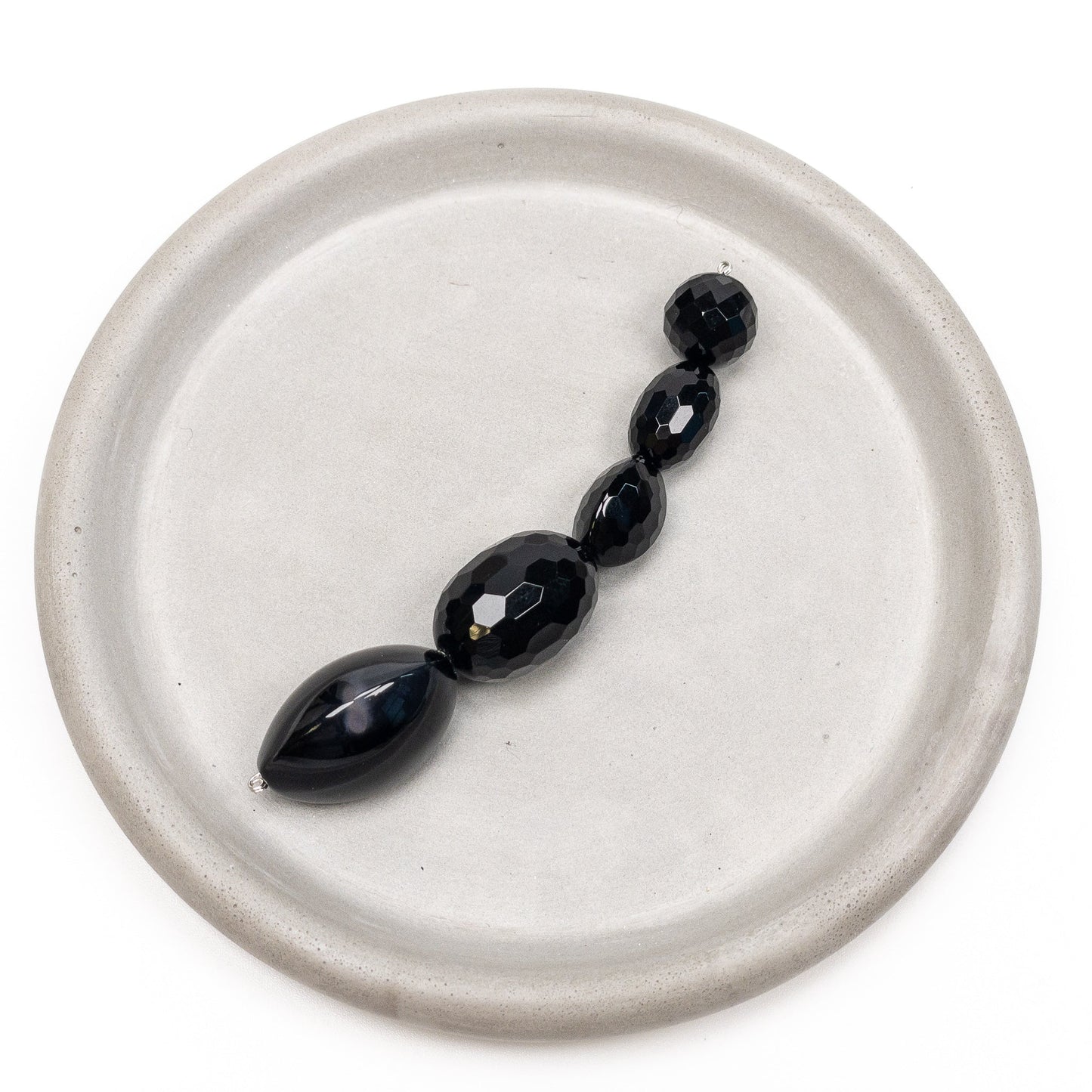 Fabulous Focals Black Agate Bead Mix - 5 pcs.