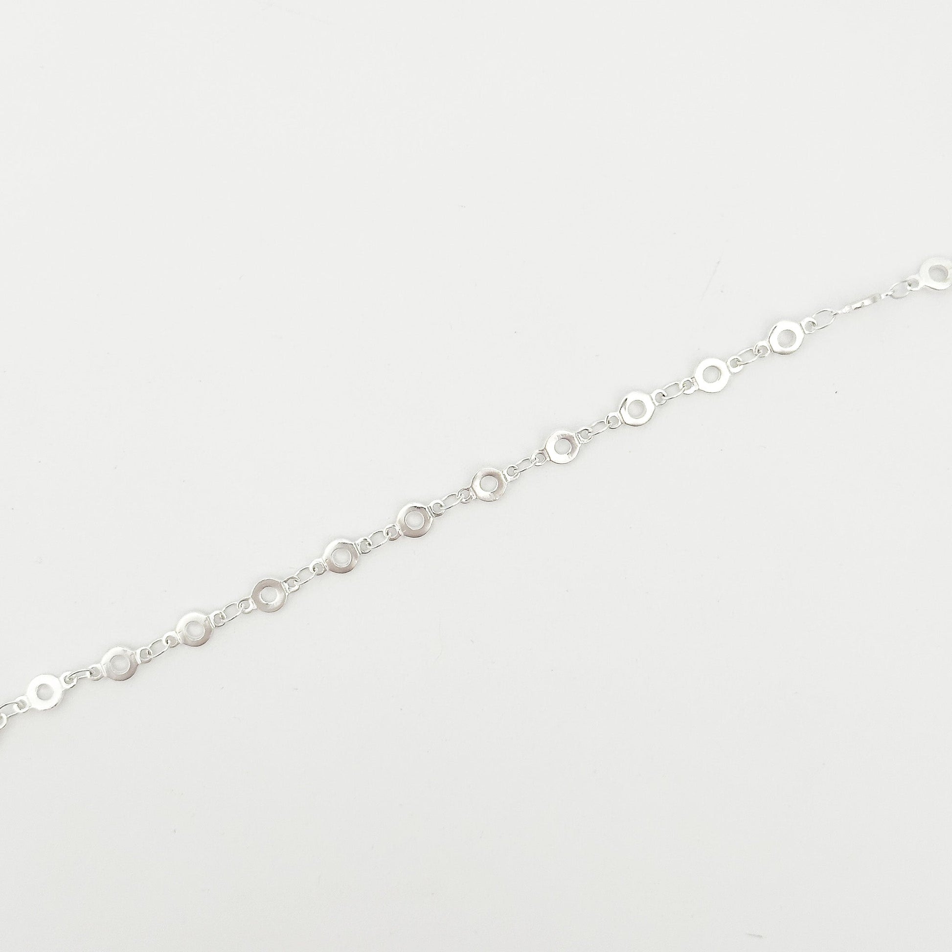 Flat Round "O" Link 4.5mm Chain (2 Colors Available) - 6 in.-The Bead Gallery Honolulu