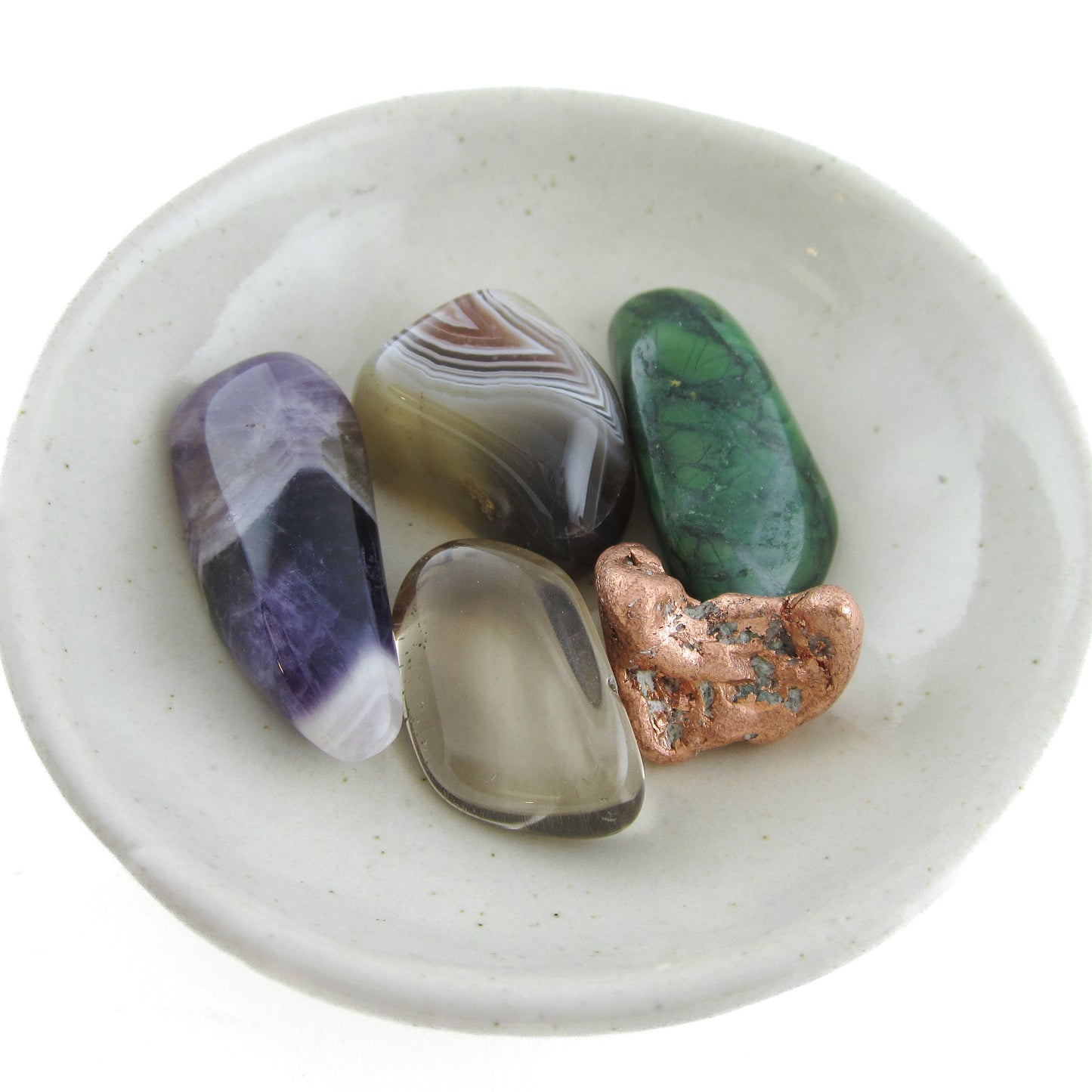 Tin Box 18: Tumbled Gemstones: Focus & Think (TU312)-The Bead Gallery Honolulu