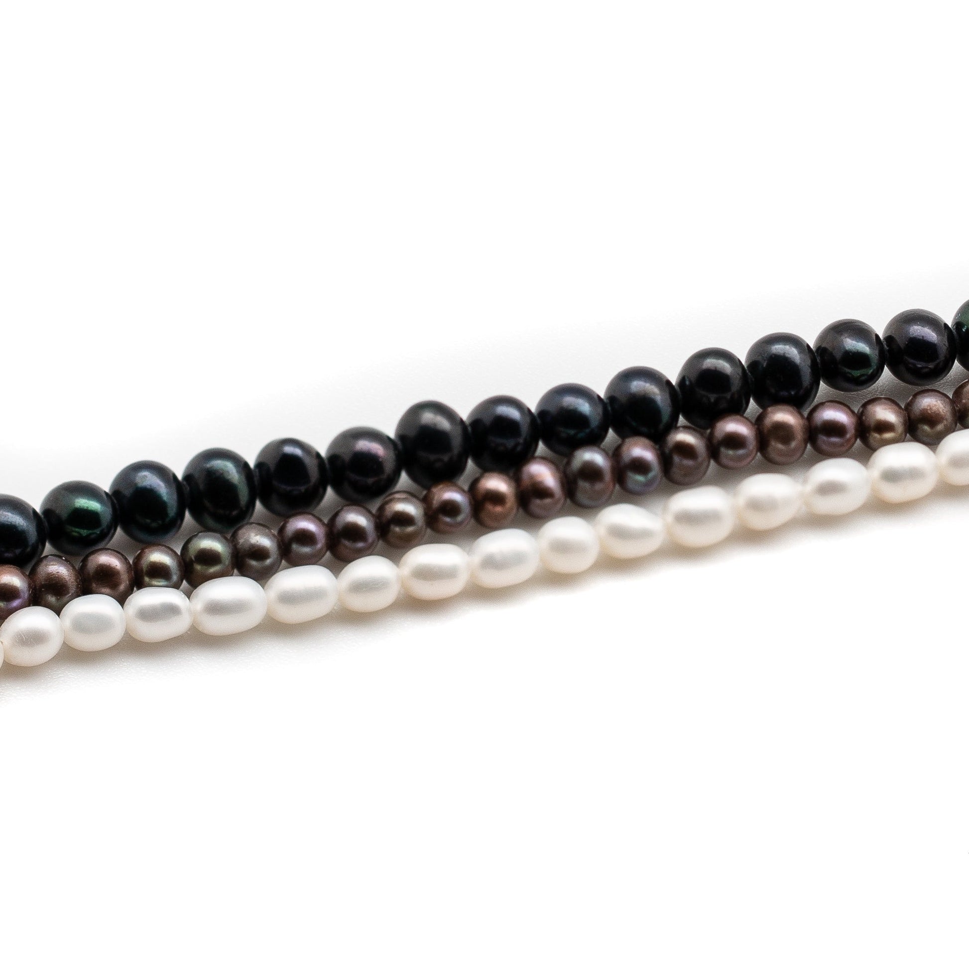 Freshwater Pearl 3-Strand Set (E)