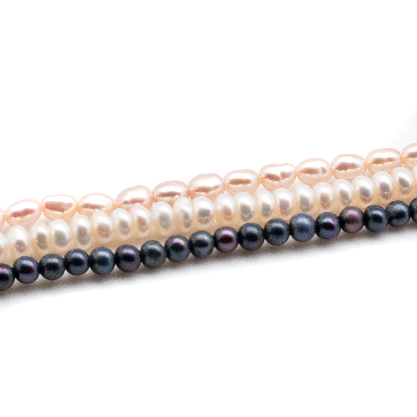 Freshwater Pearl 3-Strand Set (J)