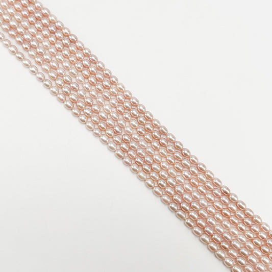 Freshwater Pearl 7mm Pink Potato Bead - 8" Strand (GEM2243)-The Bead Gallery Honolulu