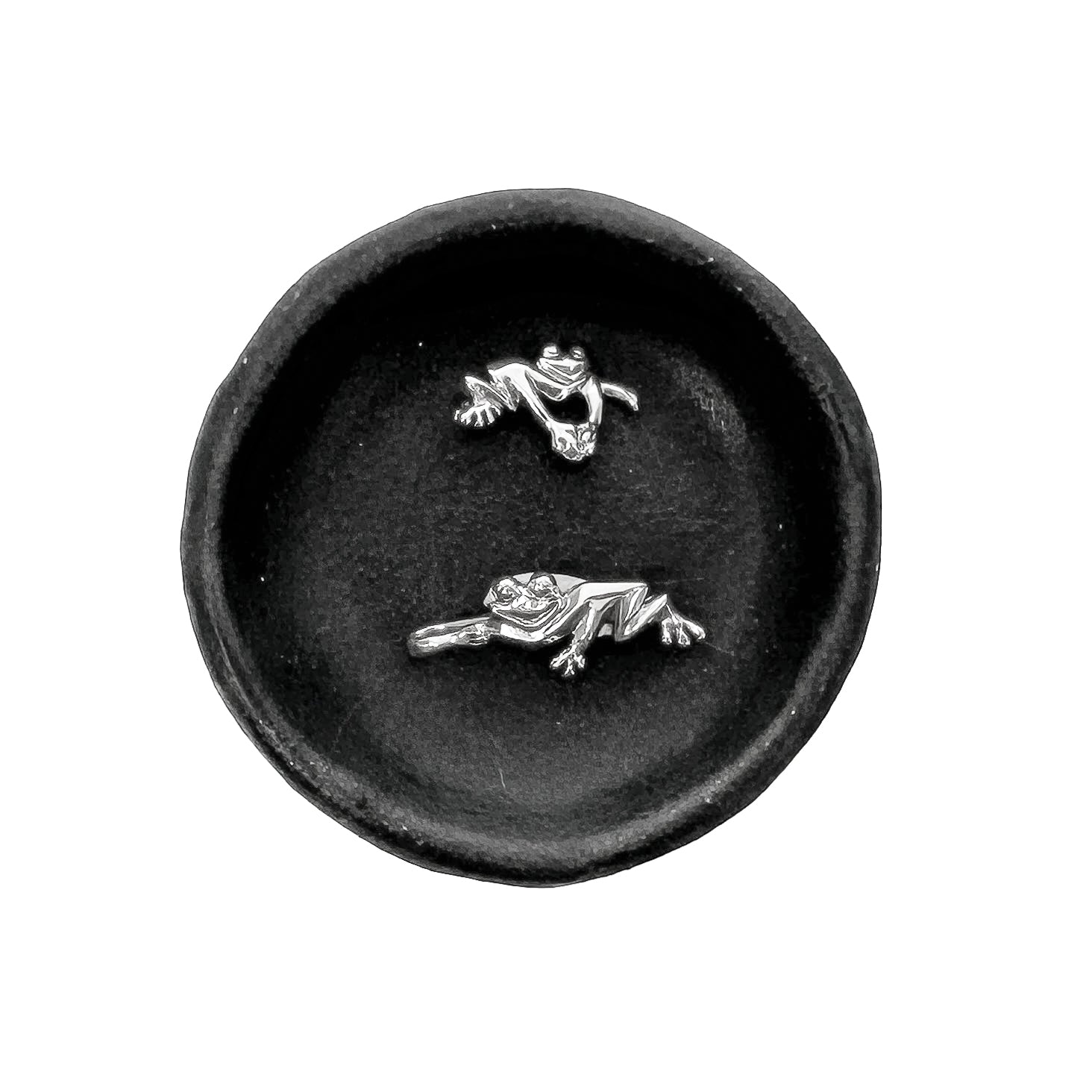 *Froggie Friends Hook & Eye Clasp (Sterling Silver) - 1 set-The Bead Gallery Honolulu