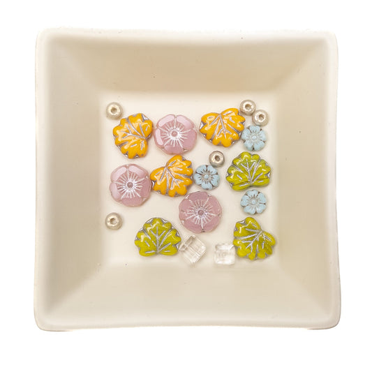 Girl's Day Czech Glass Bead Mix - 19 pcs.-The Bead Gallery Honolulu