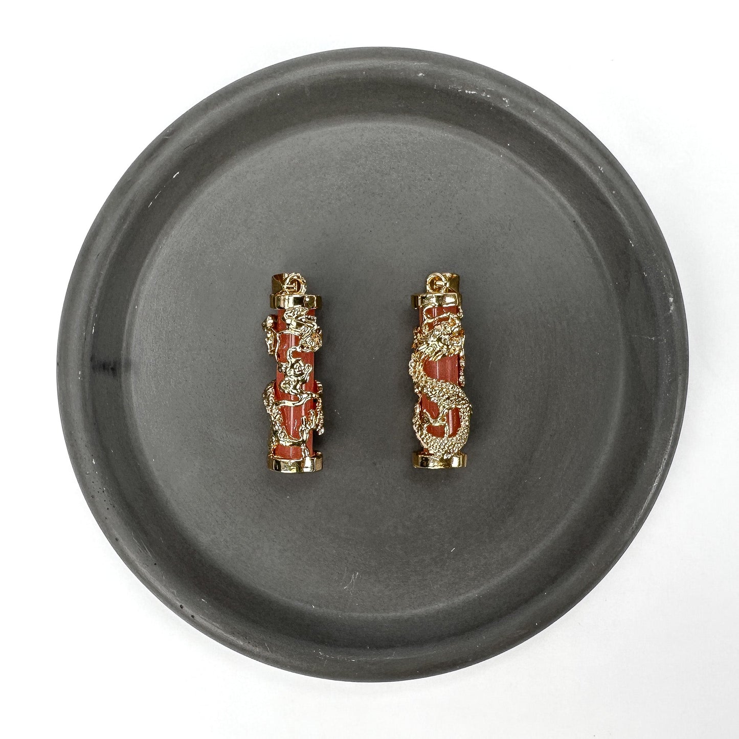 Glowing Dragon Pendants (5 Color Options) - 1 pc. (Z1000)-The Bead Gallery Honolulu