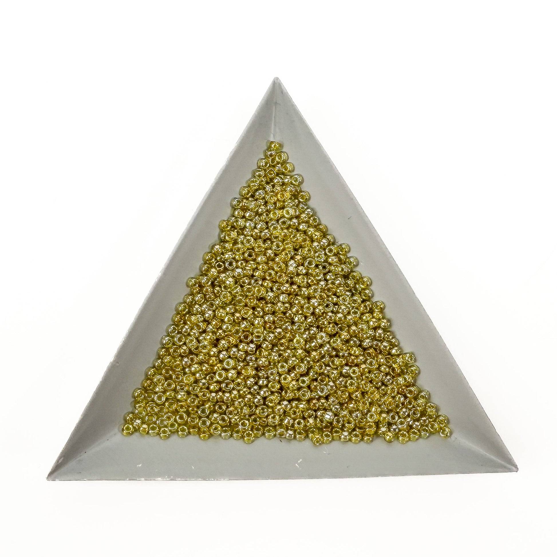 Golden Olive Glow Seed Bead - Miyuki 11/0 Round (SB392)-The Bead Gallery Honolulu