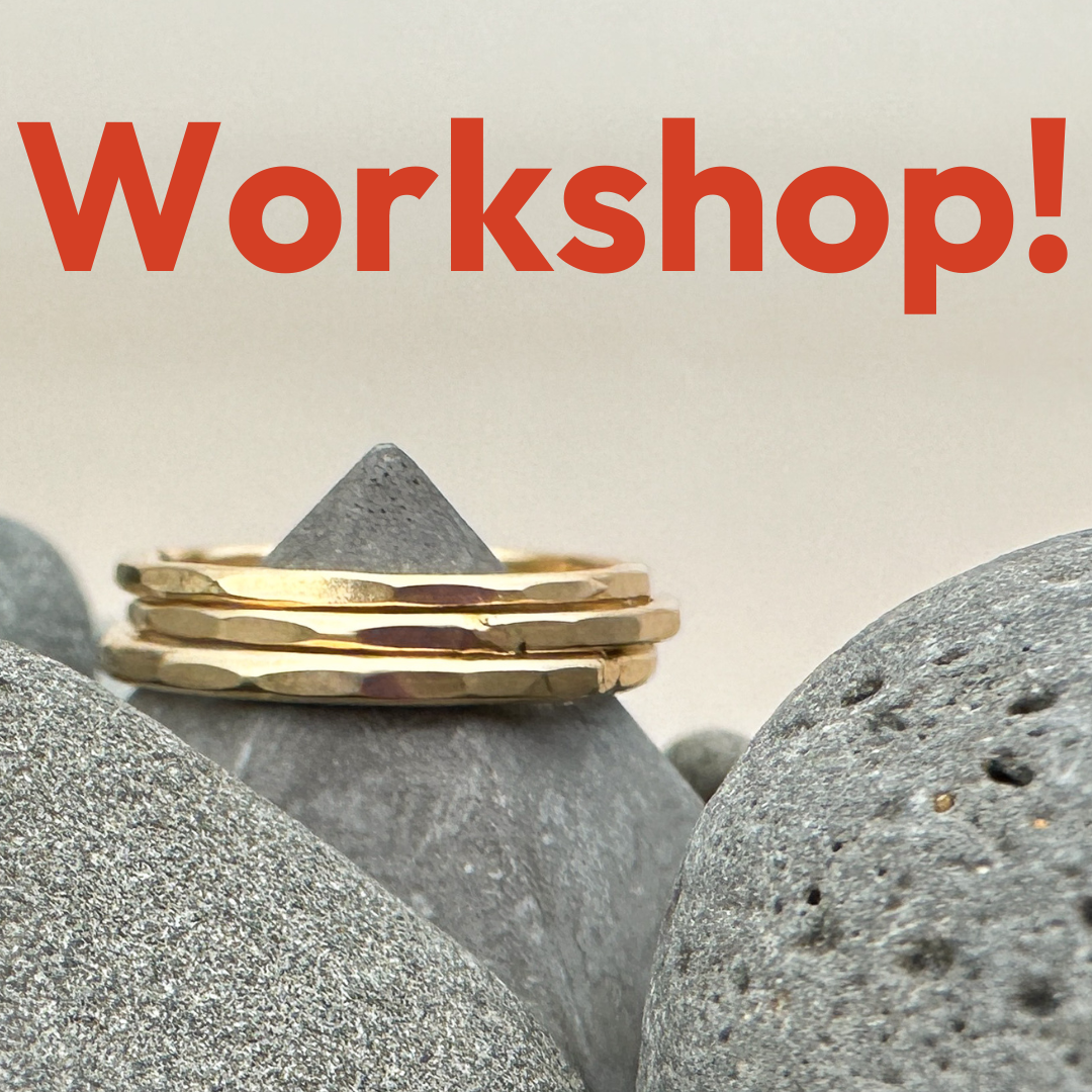 Handcraft 2 Hammered Rings: DIY Jewelry Workshop