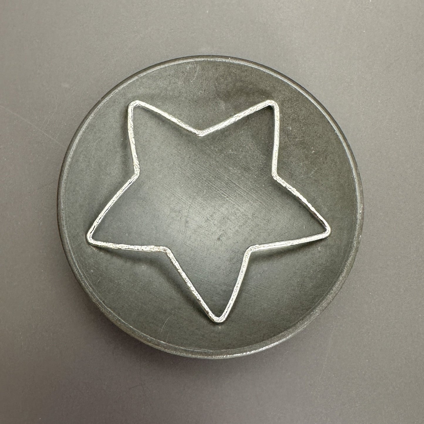 Handmade Pure Silver Star Pendant 48mm - Hammered Finish, Artisan Crafted, Silver Star Charm for Jewelry Making - 1 pc. (M1931)-The Bead Gallery Honolulu