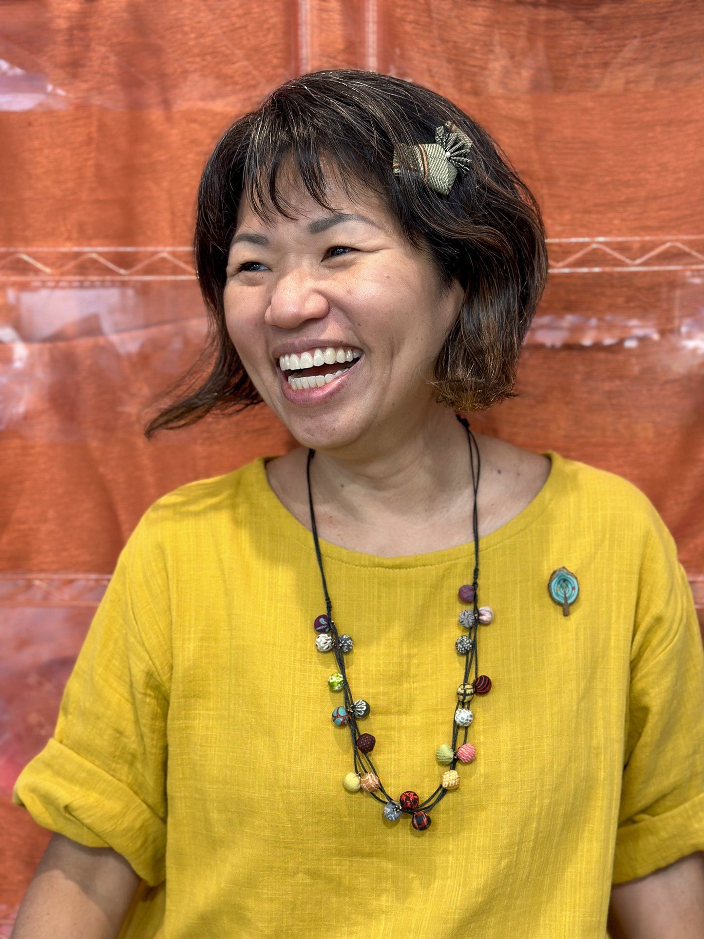 Handmade Vintage Kimono Multi-Ball Necklace - 1 pc.-The Bead Gallery Honolulu