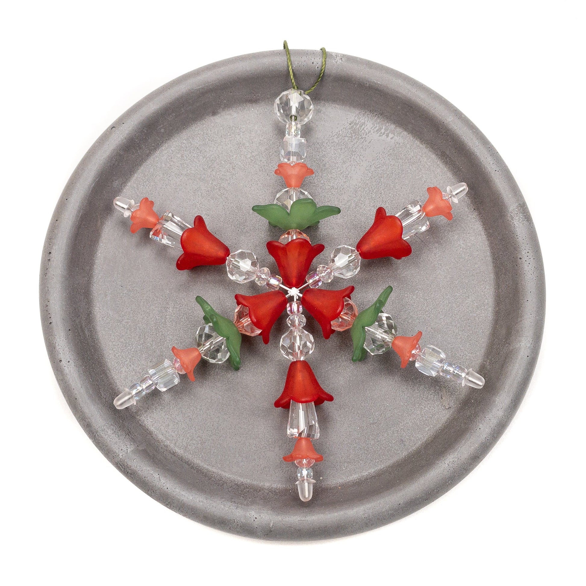 Hawaiian Quilt Snowflake Ornament Kit (3 Colors and 2 Options Available)