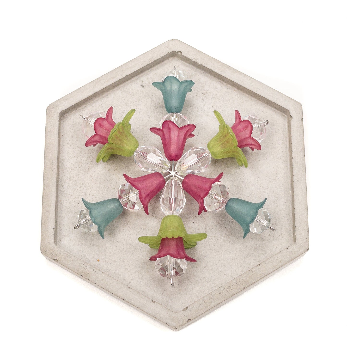 Hawaiian Quilt Snowflake Ornament Kit (3 Colors and 2 Options Available)