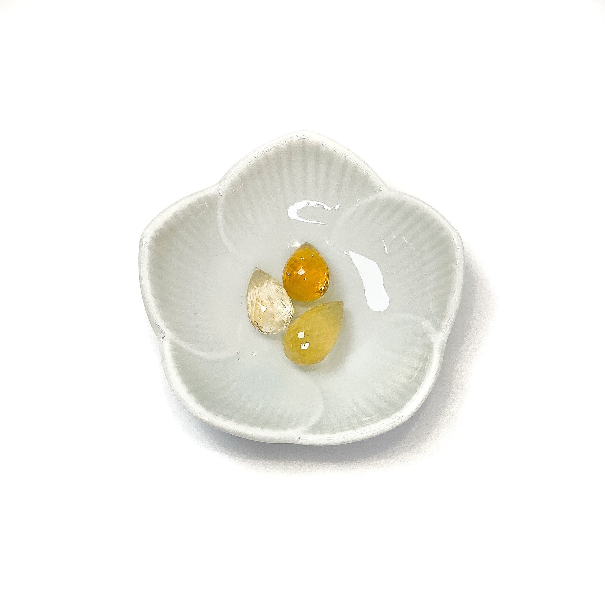 Heliodor ~9x15mm Faceted Tip Drill Briolette Drop Bead (2 Colors Available) - 1 pc.