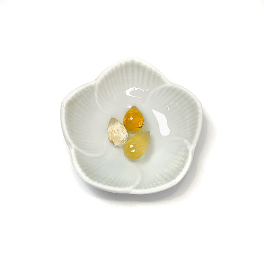 Heliodor ~9x15mm Faceted Tip Drill Briolette Drop Bead (2 Colors Available) - 1 pc.