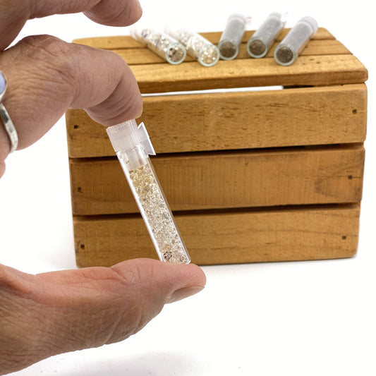 Herkimer Diamond Specimen In Vial - 1 pc.