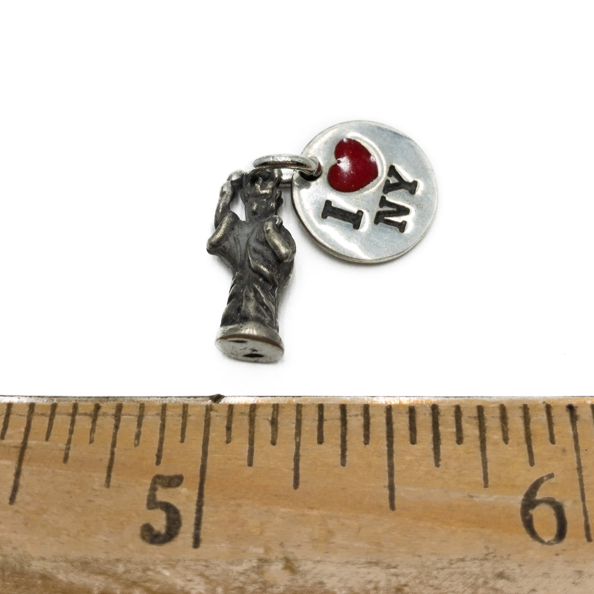 I Love New York Travel Charm - 1 pc. (M2052)-The Bead Gallery Honolulu