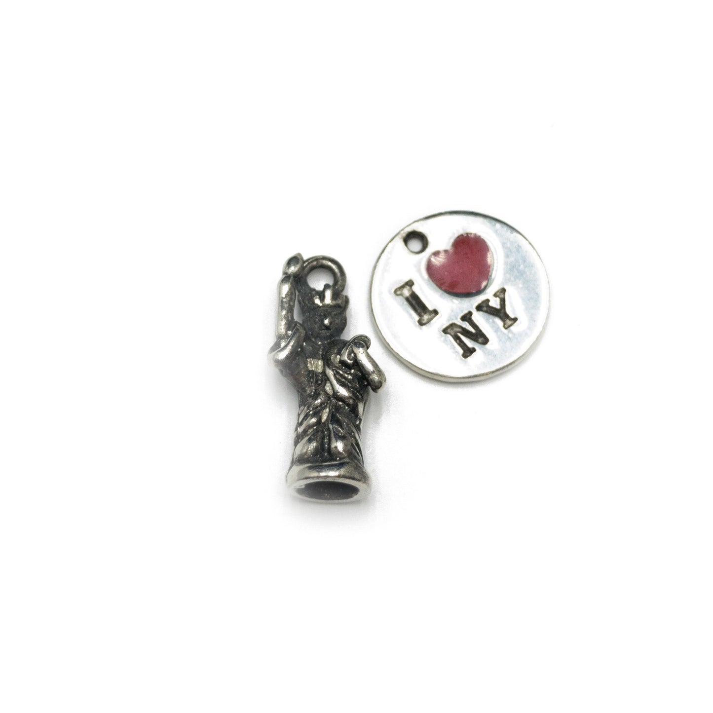 I Love New York Travel Charm - 1 pc. (M2052)-The Bead Gallery Honolulu