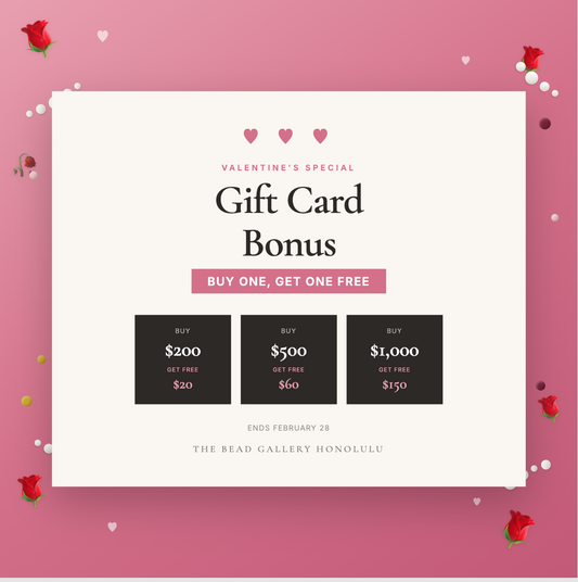 💝 Valentine's Gift Card Bonus - Buy One, Get One FREE!