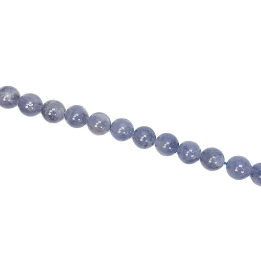 Iolite 10mm Round Bead - 7.5" Strand