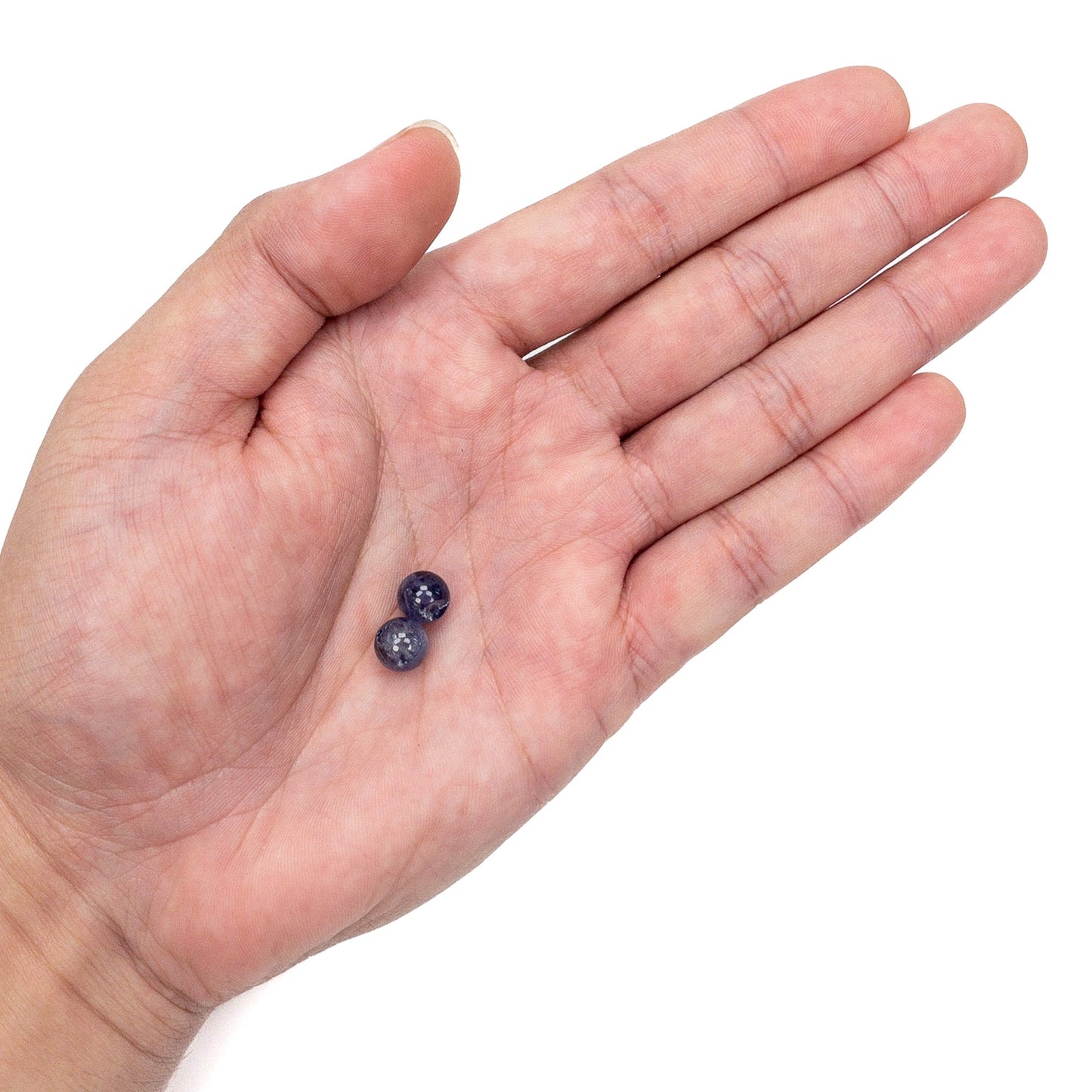 Iolite 8mm Round Bead - 1 pc.