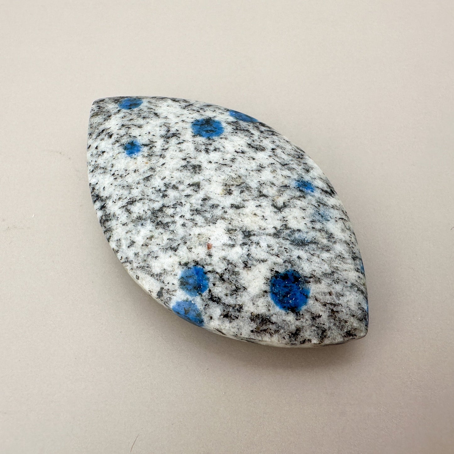 k2 granite; large; smooth; leaf; tip-drilled; focal; pendant-The Bead Gallery Honolulu