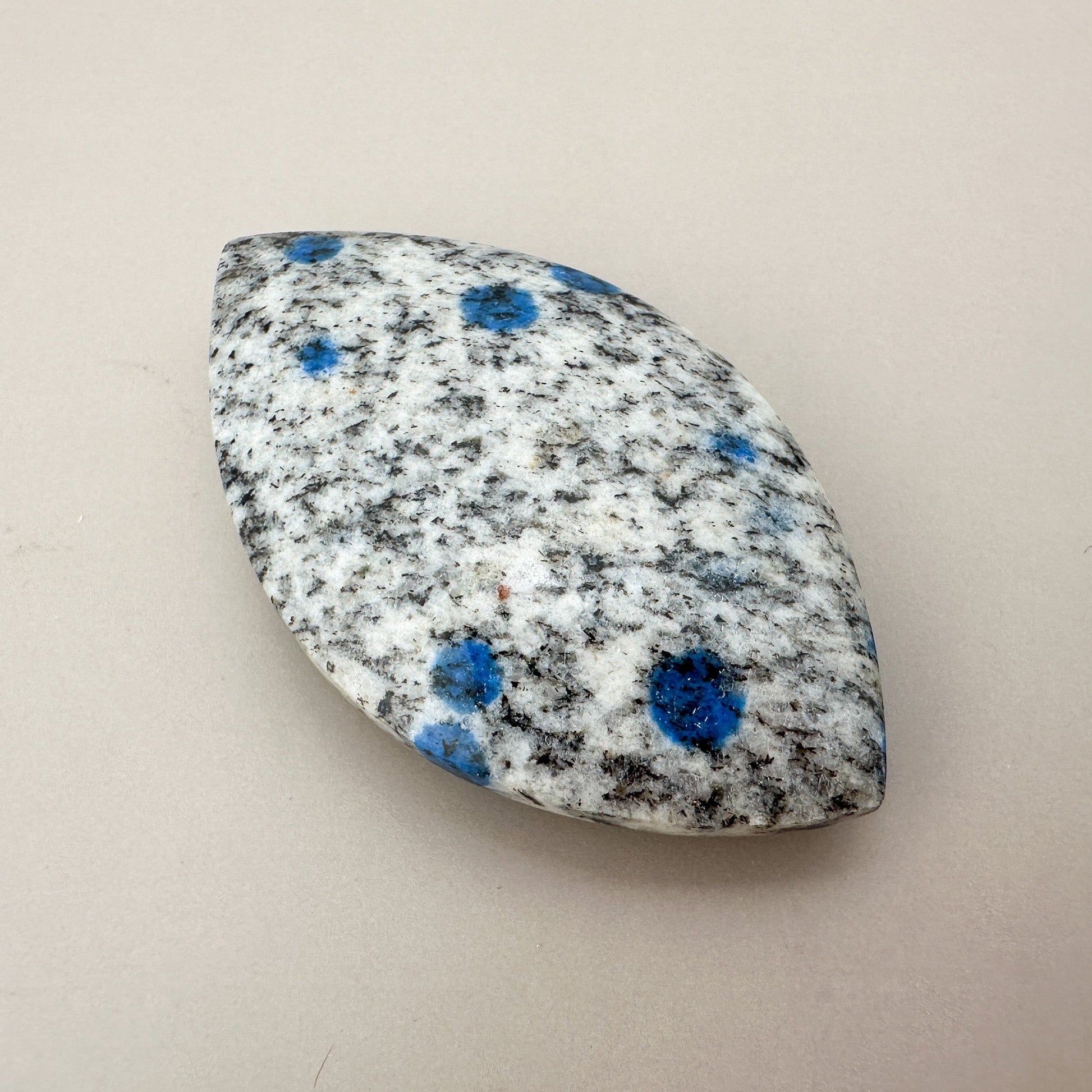 k2 granite; large; smooth; leaf; tip-drilled; focal; pendant-The Bead Gallery Honolulu