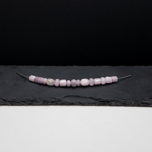 Kunzite Super Bead Mix - 16 pcs.