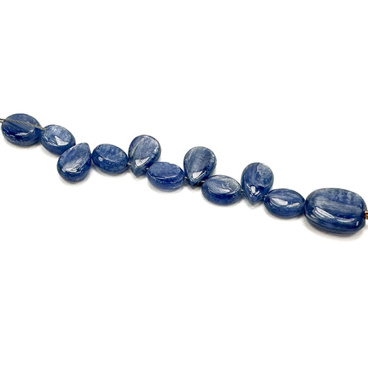 Kyanite Flat Fun Shapes Mix - 11 pcs. (KT484)-The Bead Gallery Honolulu