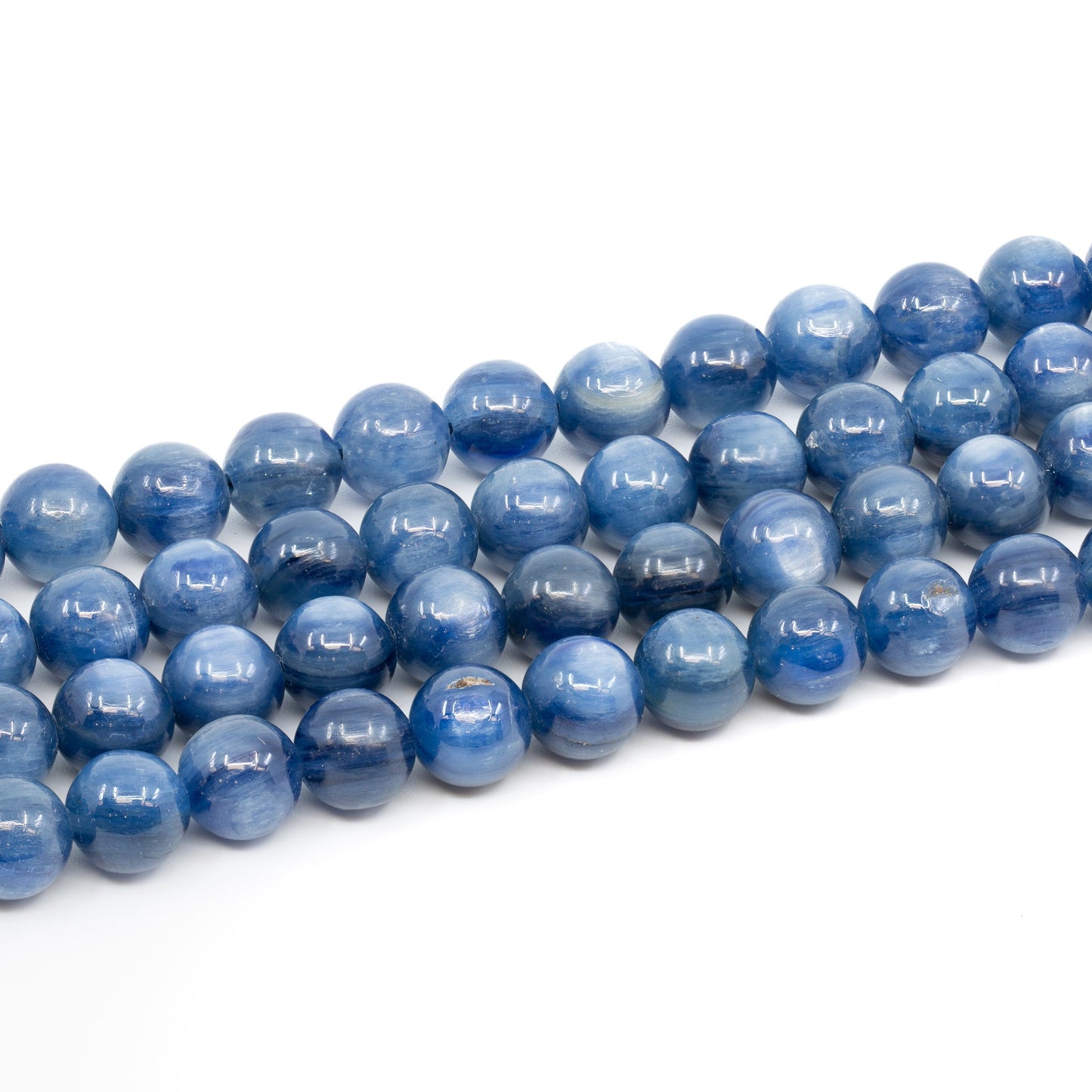 Kyanite Strand - 8mm Round